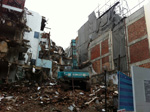 Demolition with Super Long Arm Crusher
