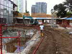 Excavation of Pilecaps